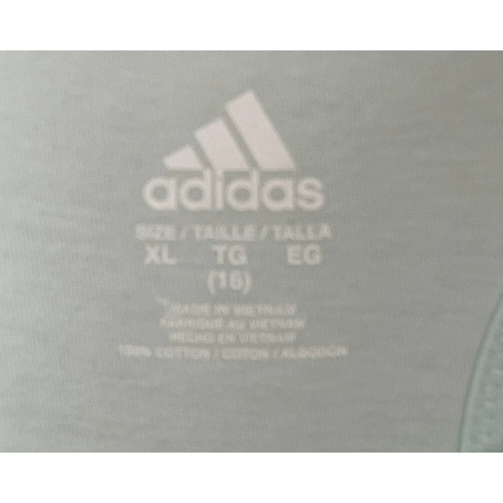 Adidas Girls Logo Tank Top, Ice Mint, Size  XLG 16 (AA4977)